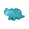 Triceratops kiszúró nyomdával, műanyag, 8×13 cm