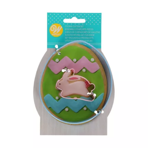 Wilton linzer kiszúró, tojás nyuszival