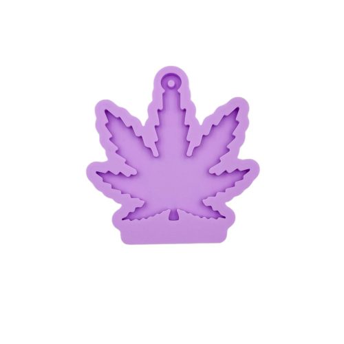 Cannabis fondant forma, szilikon, 8×8 cm