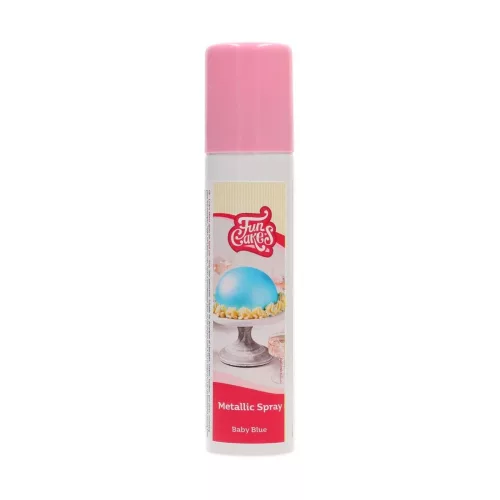 FunCakes metál színű spray, babakék, 100 ml