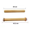 Állítható méretű nyújtóhenger, 4 méret, fa, 35,5 cm