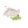 Triceratops dino fondant forma, szilikon, 8×6,9 cm