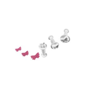 Pillangó kiszúró szett, műanyag, kisméretű, 3 db