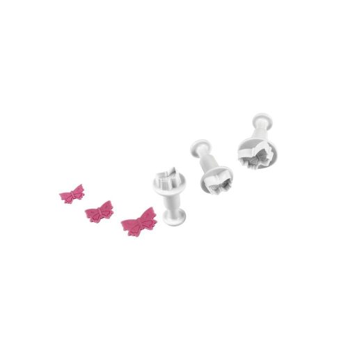 Pillangó kiszúró szett, műanyag, kisméretű, 3 db