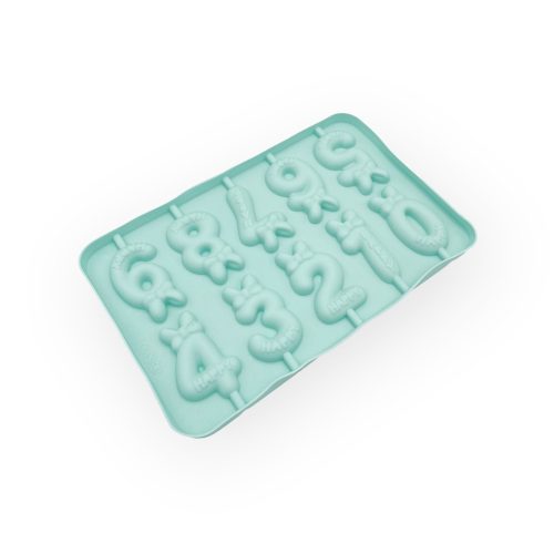 Szám masnival alakú forma, szilikon, 20,5×14 cm