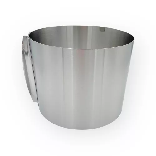 Állítható tortakarika, rozsdamentes acél, 14 cm