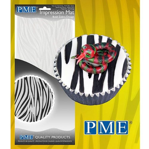 PME mintázó lap, zebra, 15×30,5 cm