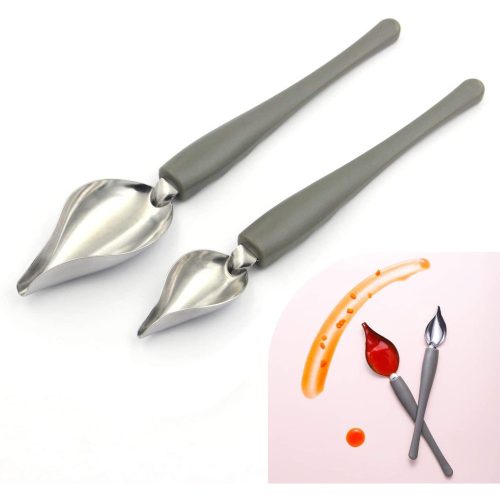 Díszítő kanál, fém , 19 cm