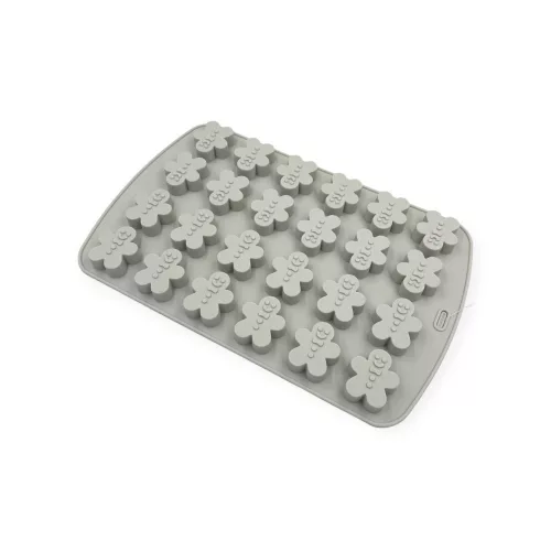 Mini mézeskalács készítő forma, szilikon, 32×20,5 cm, 24db