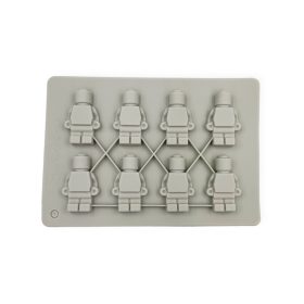   Mini lego ember készítő forma, szilikon, 16,5×11,5 cm, 8db