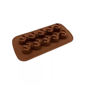 Bonbon készítő forma, denevér, 11×21 cm, 10db
