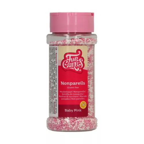 FunCakes nonpareils, Babarózsaszín mix, 80g