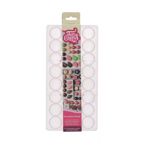 FunCakes bonbon forma, polikarbonát, félgömb, 27×14 cm