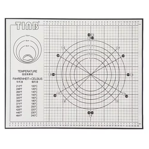 Szilikon nyújtólap, 50×40 cm