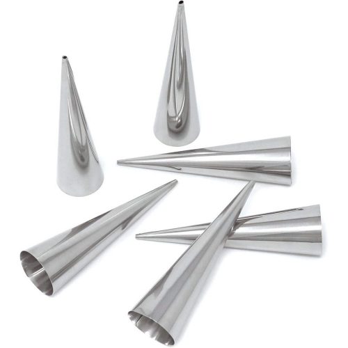 Habroló sütőforma szett, fém, 6 db-os