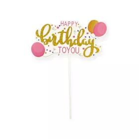 Torta beszúró, topper - HAPPY birthday to you