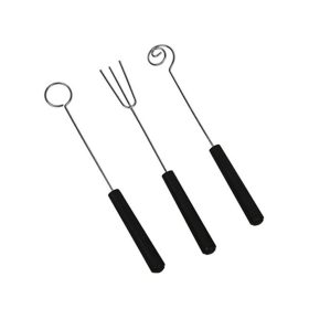 Bonbon villa szett, fém műanyag nyéllel, 3 db