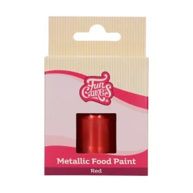 Funcakes metál ételfesték, piros, 30ml