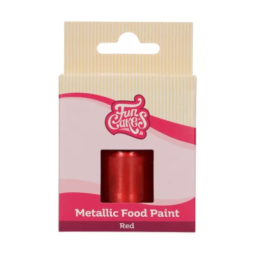 Funcakes metál ételfesték, piros, 30ml