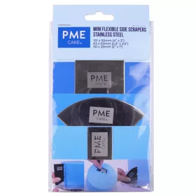 PME mini tortasimitó szett, rozsdamentes acél, 3 db