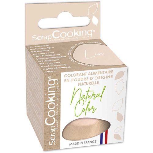 Scrapcooking természetes por ételfesték, pasztell fáradt rózsaszín, 10g 