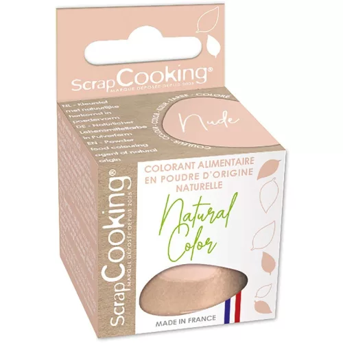 Scrapcooking természetes por ételfesték, nude, 10g