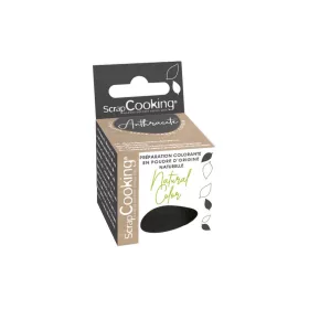 ScrapCooking természetes por ételfesték, antracit fekete, 3g