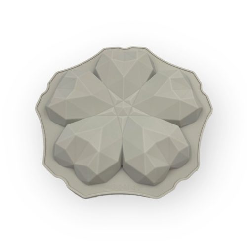 Gyémántvirág torta forma, szilikon, 17 cm
