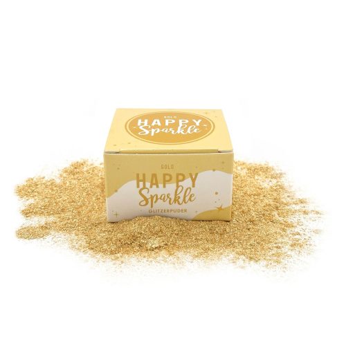 Happy Sprinkles csillámpor, arany, 12g (Dekorációs célra)