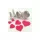 Dekofee rúgós kiszúró szett, mintás szív, 4 db