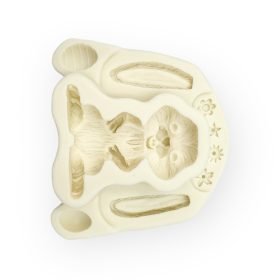 Nyuszika fondant forma, szilikon, 9,5×9 cm