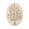 Fa fondant forma, szilikon, 8,2×5,7 cm
