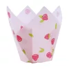 PME tulipános muffin papír, málna, 24 db