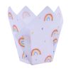 PME tulipános muffin papír, szivárvány, 24 db