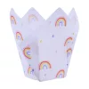 PME tulipános muffin papír, szivárvány, 24 db