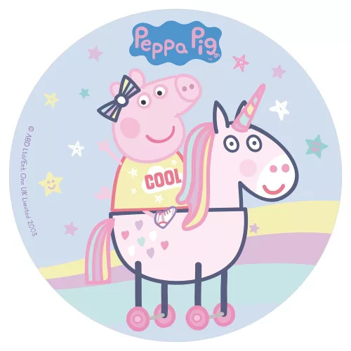 Prémium ostyalap - Peppa malac, 20cm
