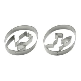   Dr. Oetker linzer kiszúró, nyuszi&tulipán,  8 cm x 7 cm x 2,5 cm