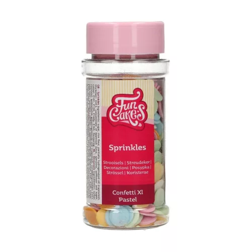 FunCakes szórógyöngy, confetti, pasztell,55g