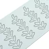 Dekor forma, szilikon, levelek, 25,5×10,5 cm - IX
