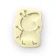 Peppa malac fondant forma, szilikon,5,7×8 cm - I