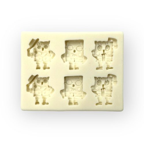 Spongyabob fondant forma, szilikon, 8,5×6,5 cm