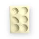 Különböző labda fondant forma, szilikon, 7,4×5,3 cm