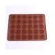 Macaron szilikon sütőlap, 30 db, 25,5×28 cm