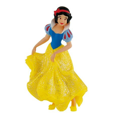 Disney figura, tortadísz, műanyag, Hófehérke, 9,5 cm