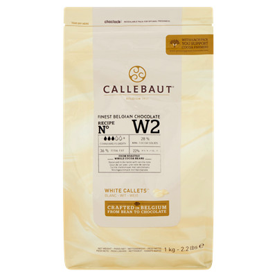 Callebaut fehércsokoládé, 28%, 1kg