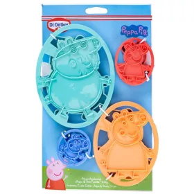 Dr. Oetker kiszúró, műanyag, Peppa malac, 4 db