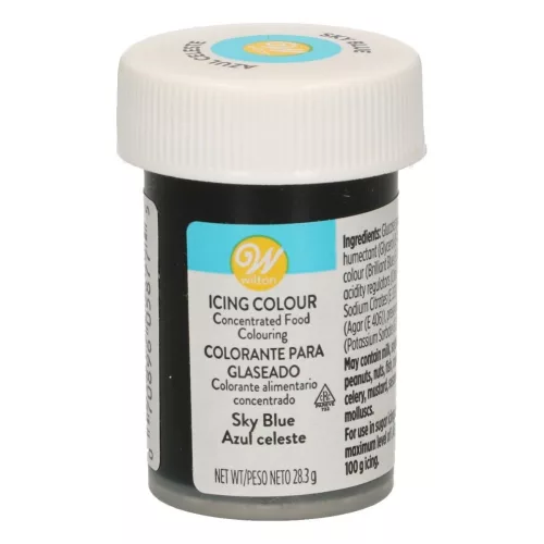 Wilton gél ételfesték, égkék, 28g