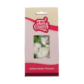 Funcakes ehető ostyavirág, tulipán levelekkel, 12db