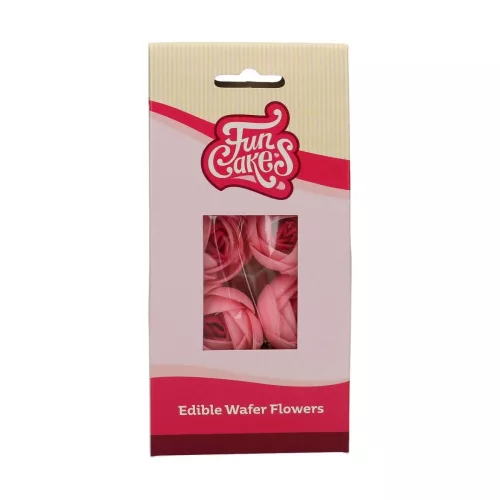 Funcakes ehető ostyavirág, rózsa, 6db