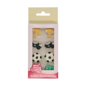 Funcakes cukordísz, football szett, 8 db